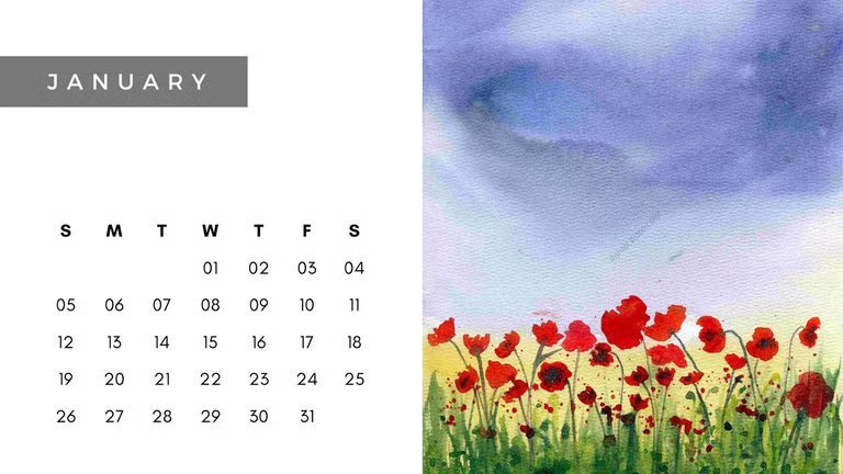 Floral Calendar 2026 cover