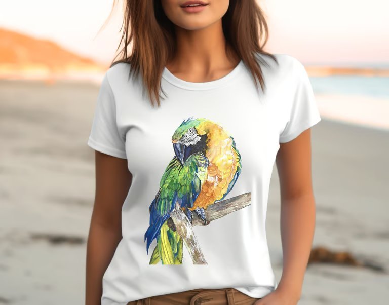Macaw T-Shirt worn